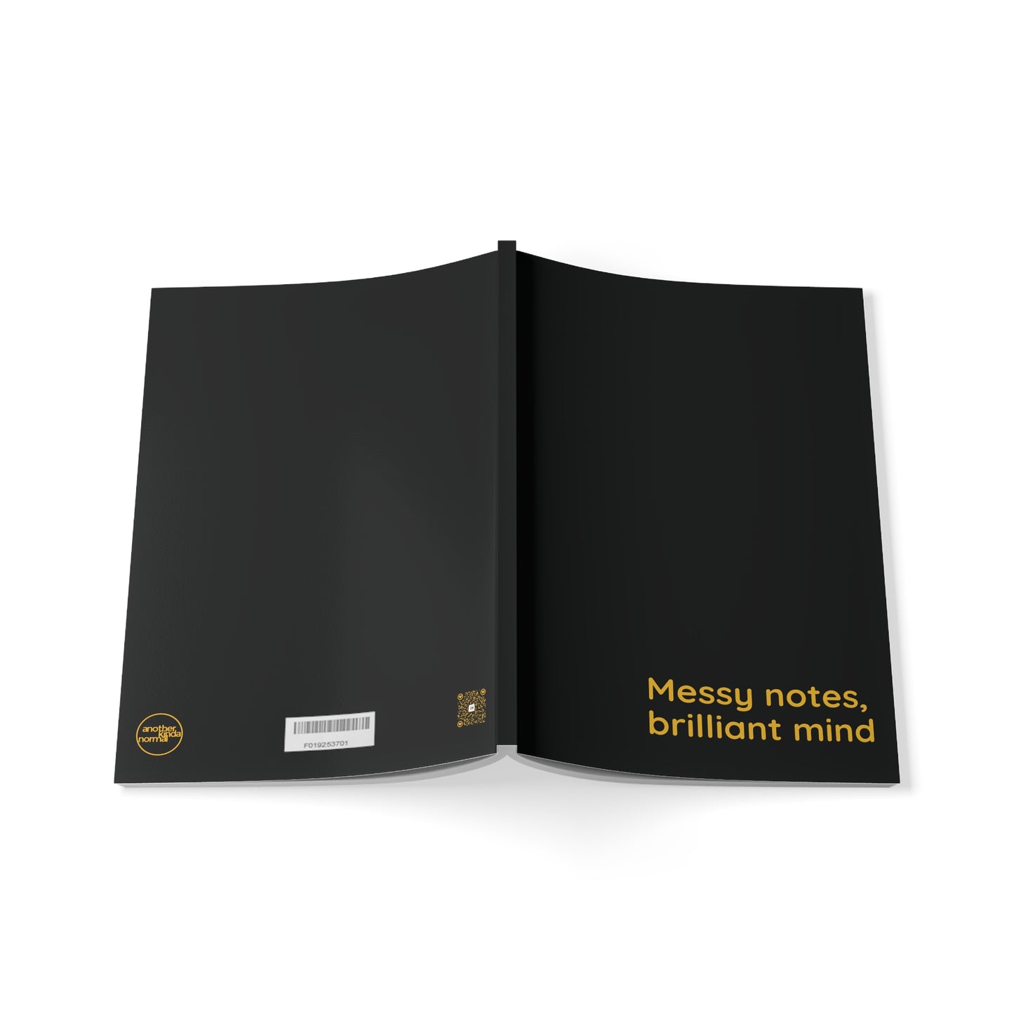 AKN ✨ Messy Notes, Brilliant Mind – A5 Softcover Notebook