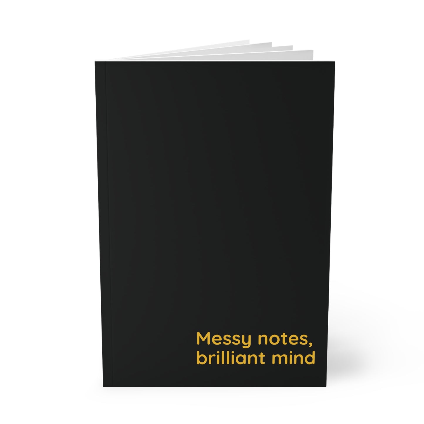 AKN ✨ Messy Notes, Brilliant Mind – A5 Softcover Notebook