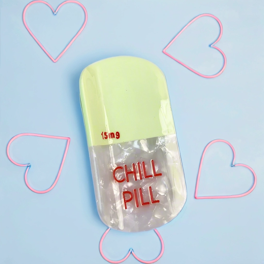 "Chill Pill" Hair Clip! ๐โจ