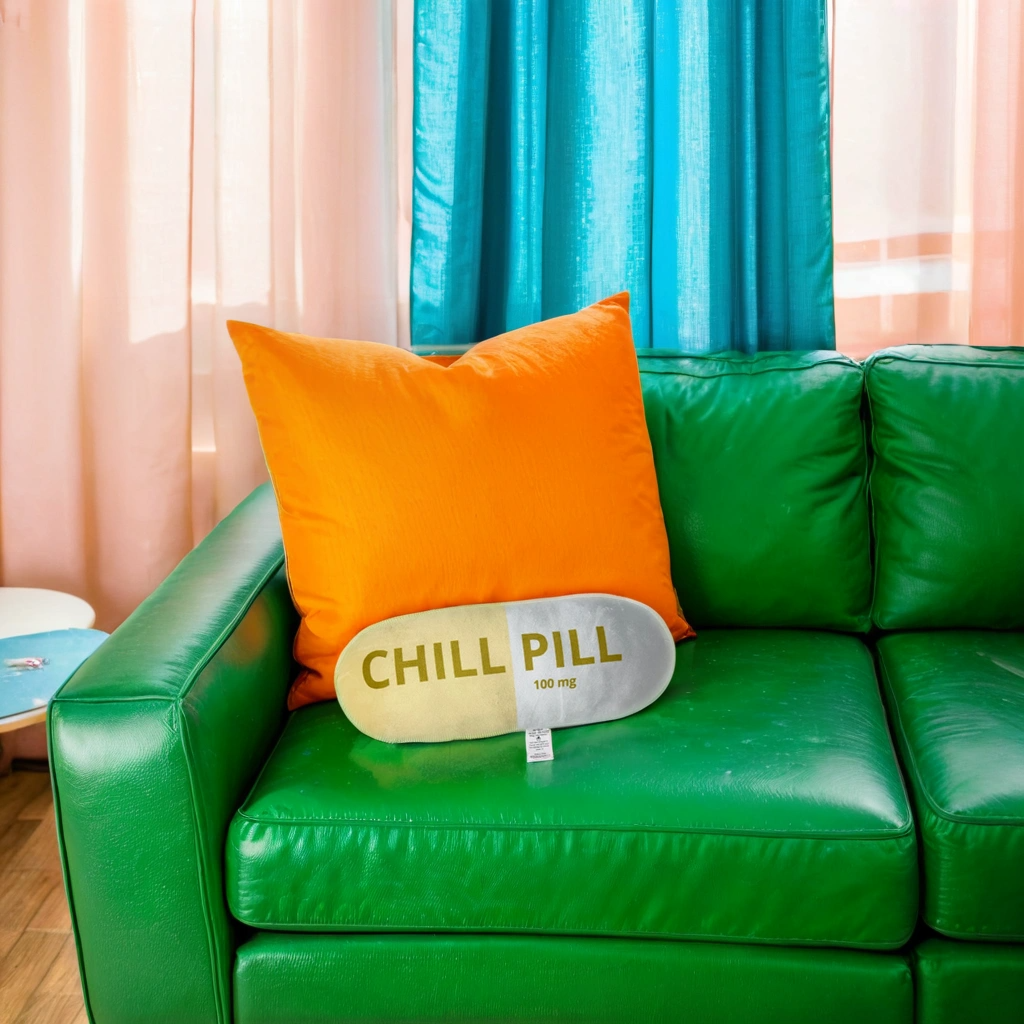 Chill Pill Plush Pillow