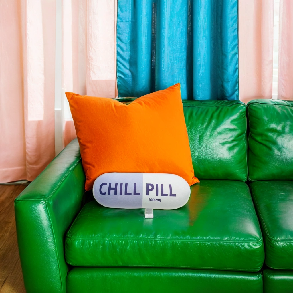 Chill Pill Plush Pillow