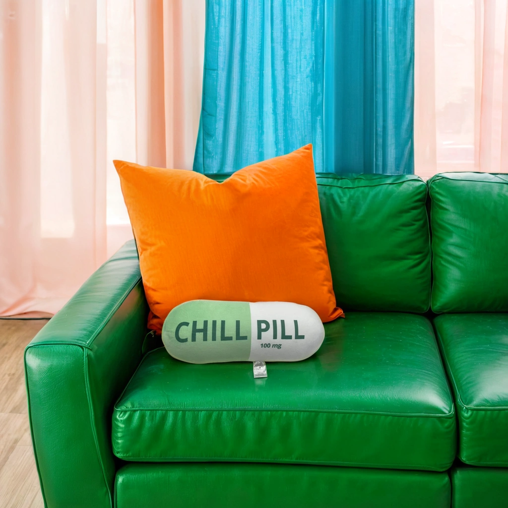 Chill Pill Plush Pillow