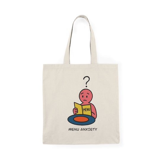 👜 Natural Cotton Canvas Tote Bag – Fun, Quirky & Totally Relatable
