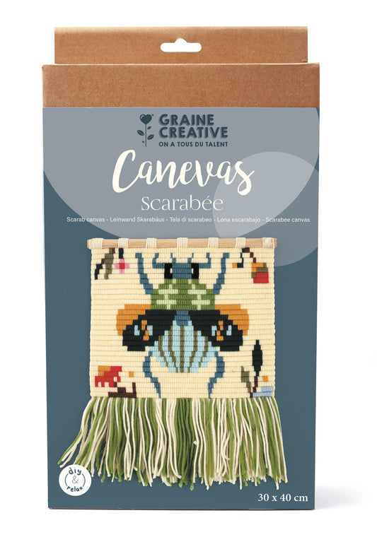 DIY Scarab Canvas Kit 🪲 – 30 × 40 cm
