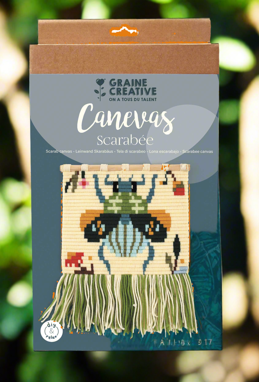 DIY Scarab Canvas Kit 🪲 – 30 × 40 cm