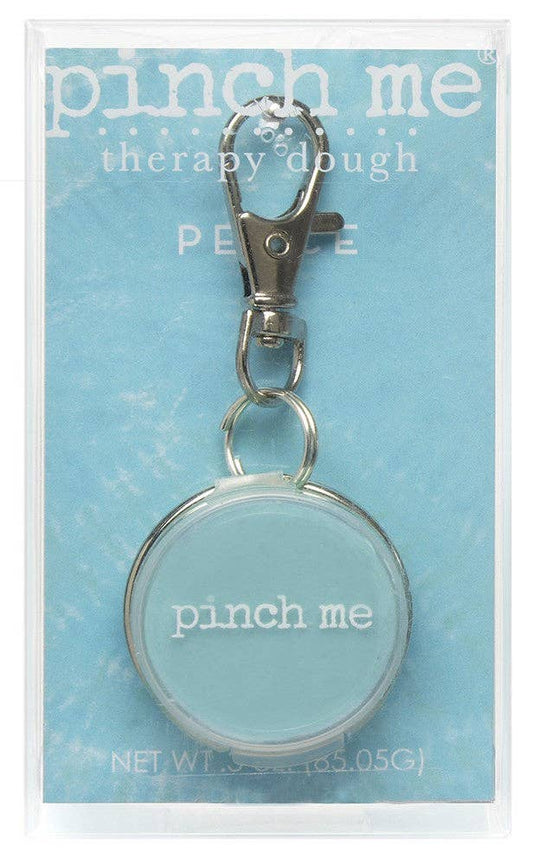 Pinch Me Therapy Dough Clip-On Locket – Peace 🍋🌿🕊️
