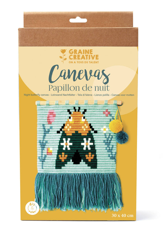 DIY Night Butterfly Canvas Kit 🦋 – 30 × 40 cm