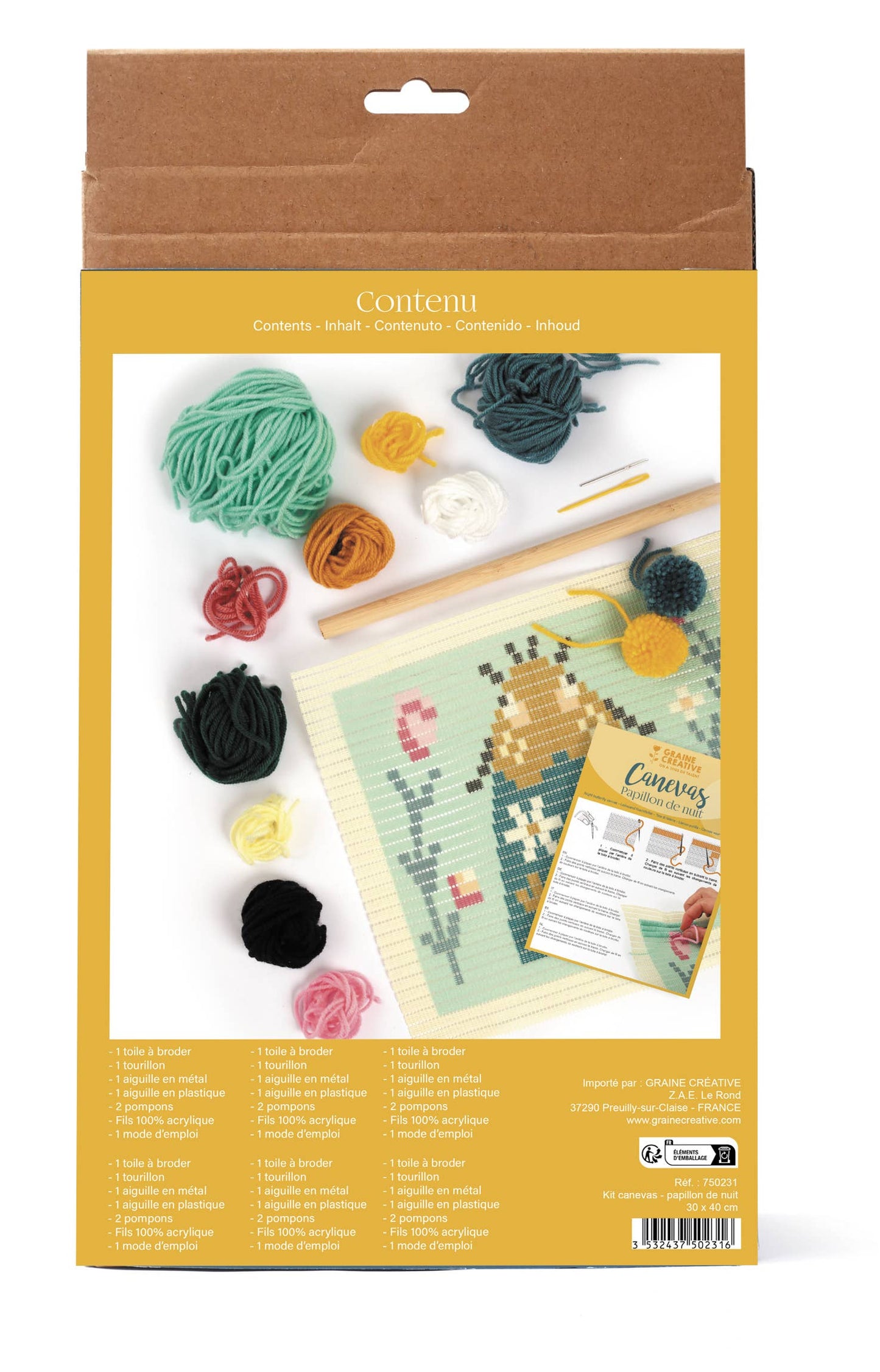 DIY Night Butterfly Canvas Kit 🦋 – 30 × 40 cm