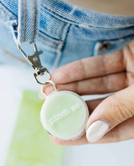 Pinch Me Therapy Dough Clip-On Locket – Melon 🍈😌