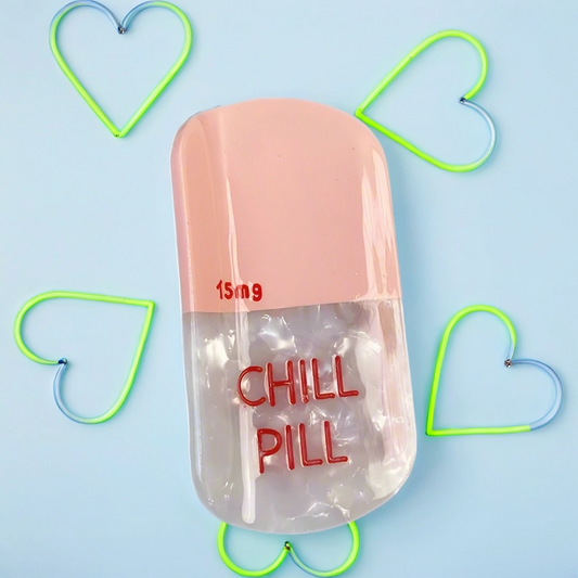 "Chill Pill" Hair Clip! 💊✨