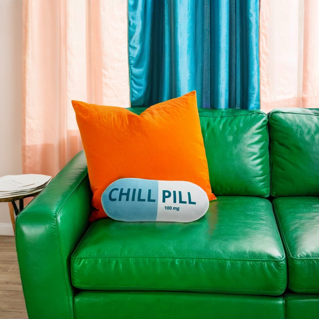 Chill Pill Plush Pillow