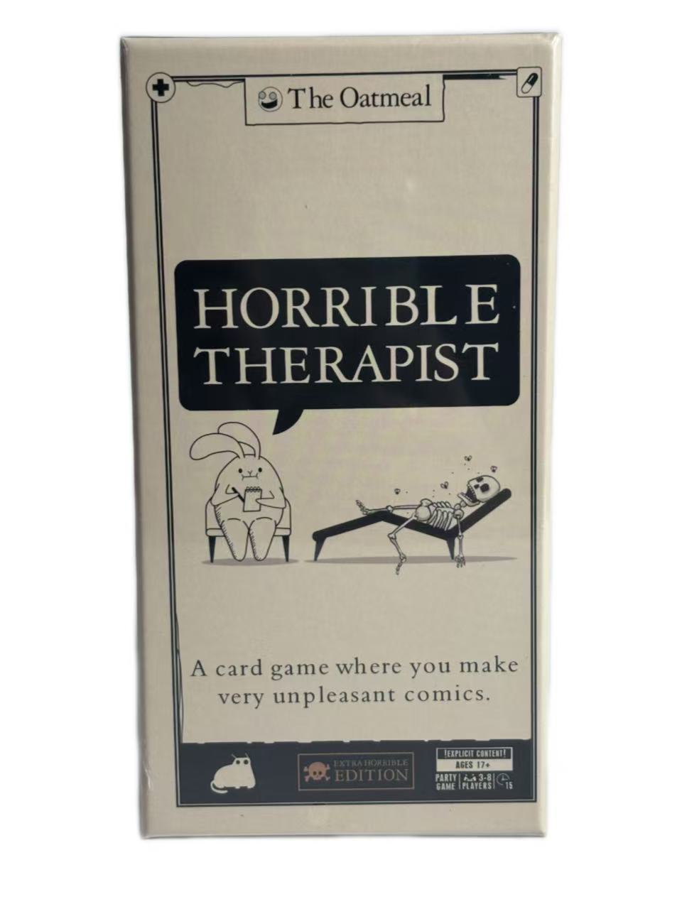 ☠️ Horrible Therapist dark humor Game  🎲🖤🍷