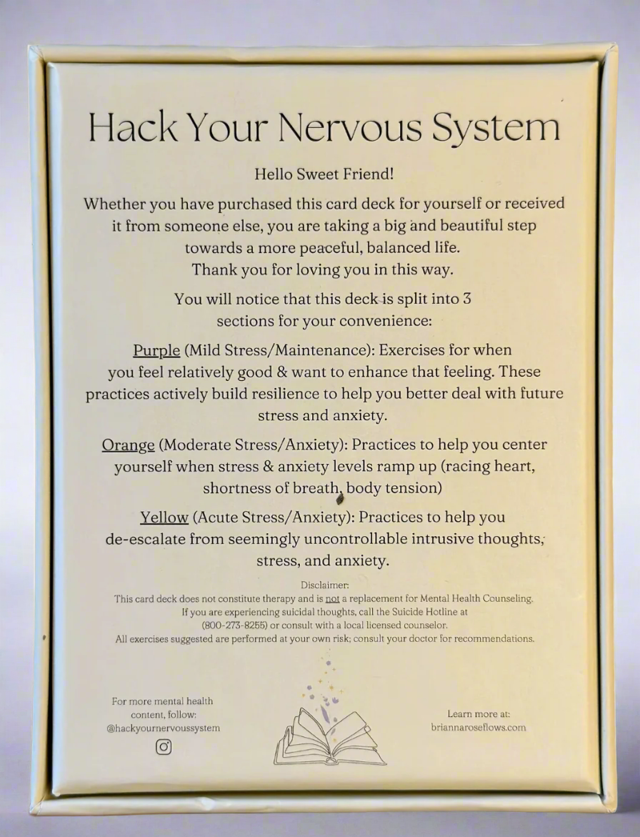 Hack Your Nervous System Card Deck