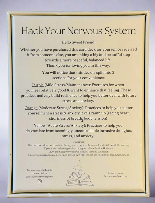 Hack Your Nervous System Card Deck