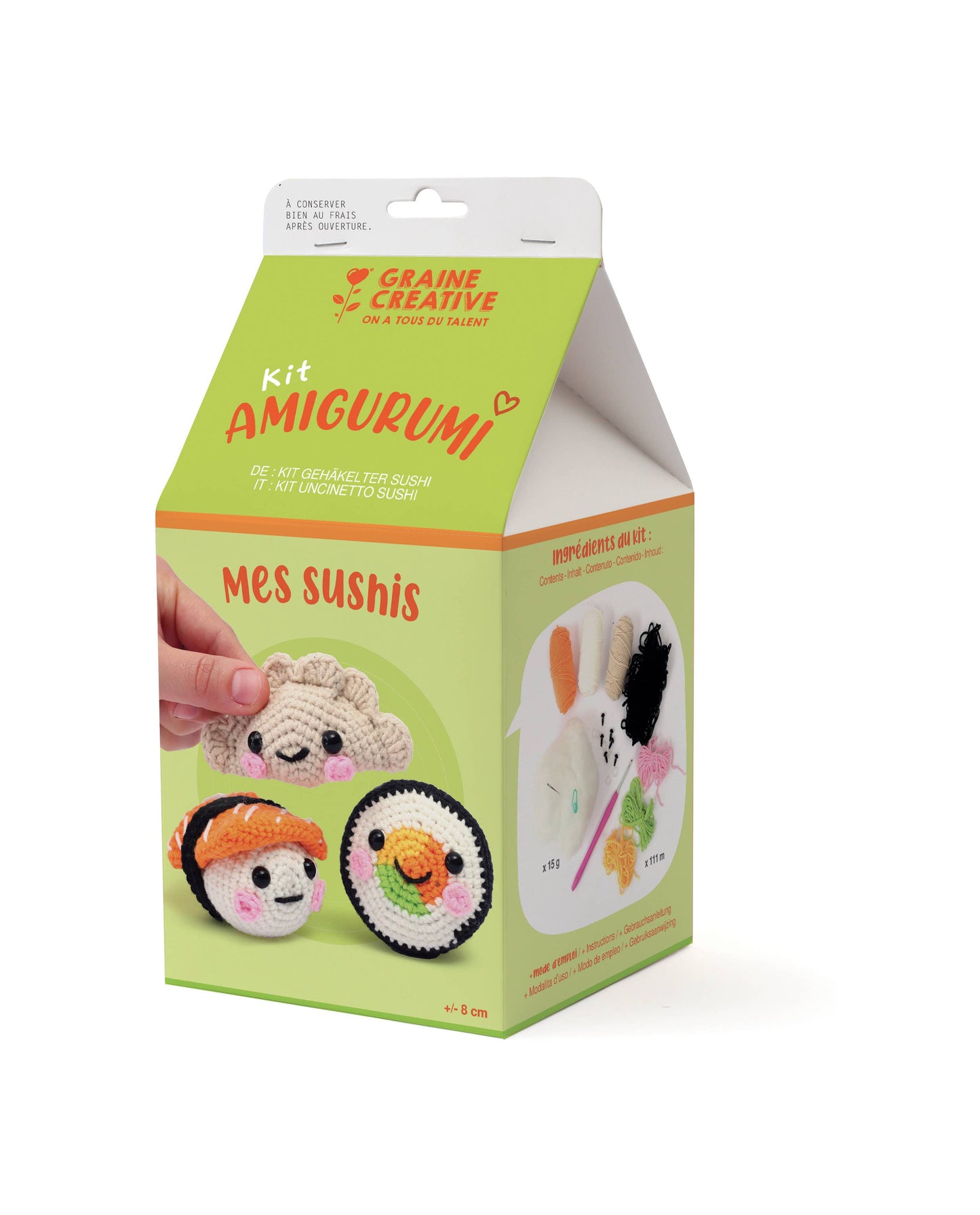 🍣 My Sushi – DIY Crochet Kit 🧶