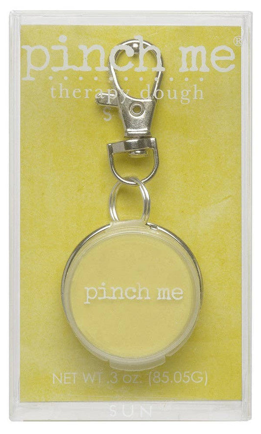 Pinch Me Therapy Dough Clip-On Locket – Sun 🌞🍋