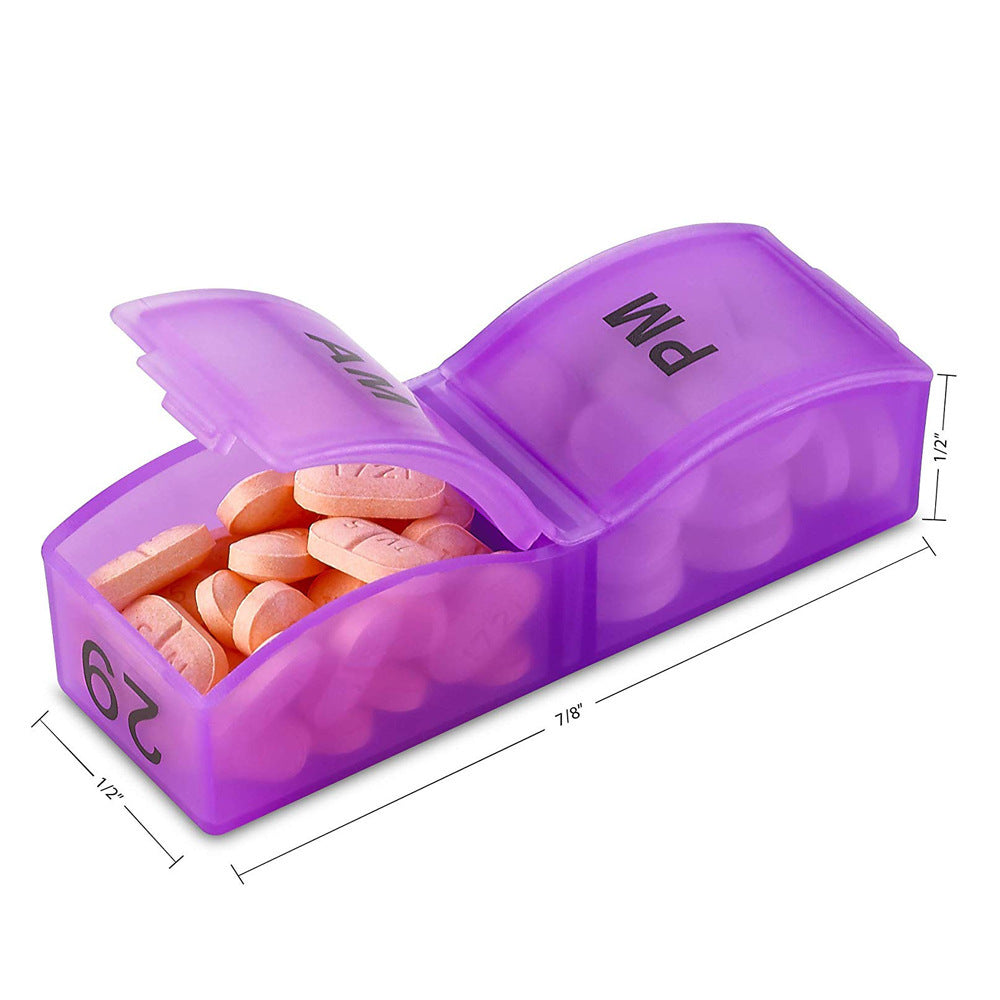 🌈 Monthly Pill Organizer – 31 Day AM/PM Medicine Box