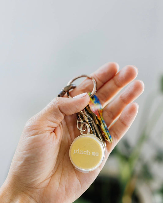 Pinch Me Therapy Dough Clip-On Locket – Sun 🌞🍋