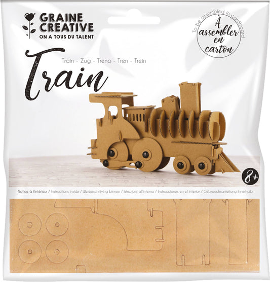 🚂 Train Cardboard Model – DIY Assembly Kit