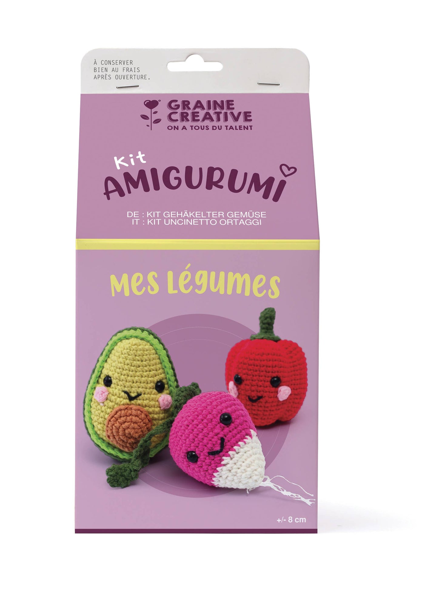 🥑🌶️ “My Vegetables That Hook the Win” – DIY Crochet Kit 🧶