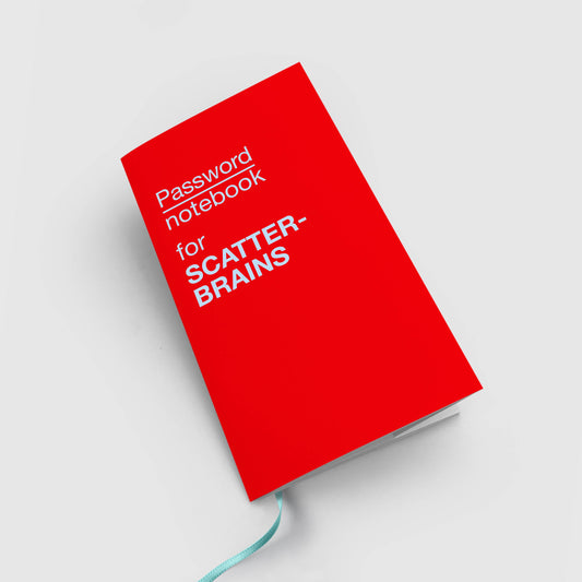 Password notebook for SCATTERBRAINS