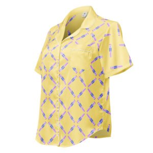 "Semaglutide" Pattern | Women’s Short Sleeve Pajama Top