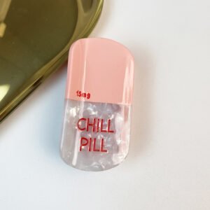 "Chill Pill" Hair Clip